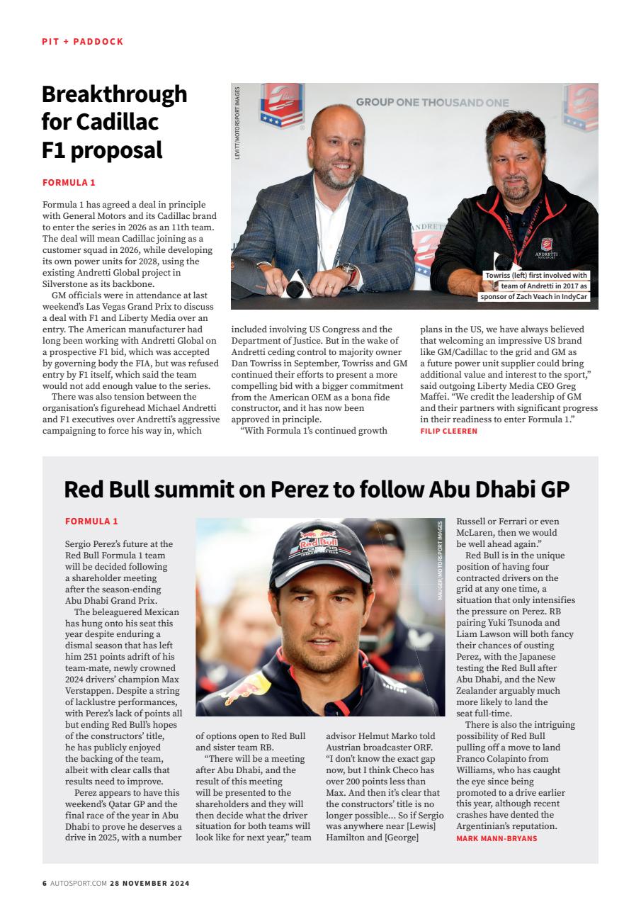 Autosport Preview Pages