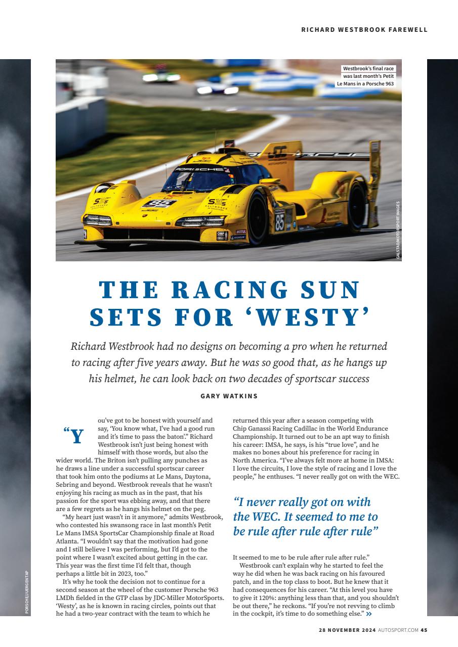 Autosport Preview Pages