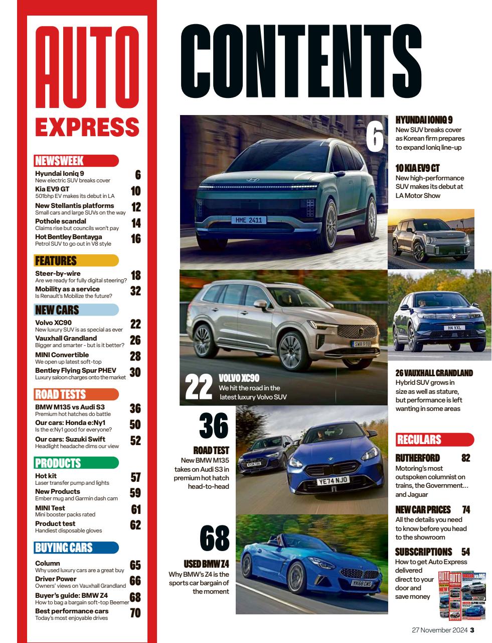 Auto Express Preview Pages