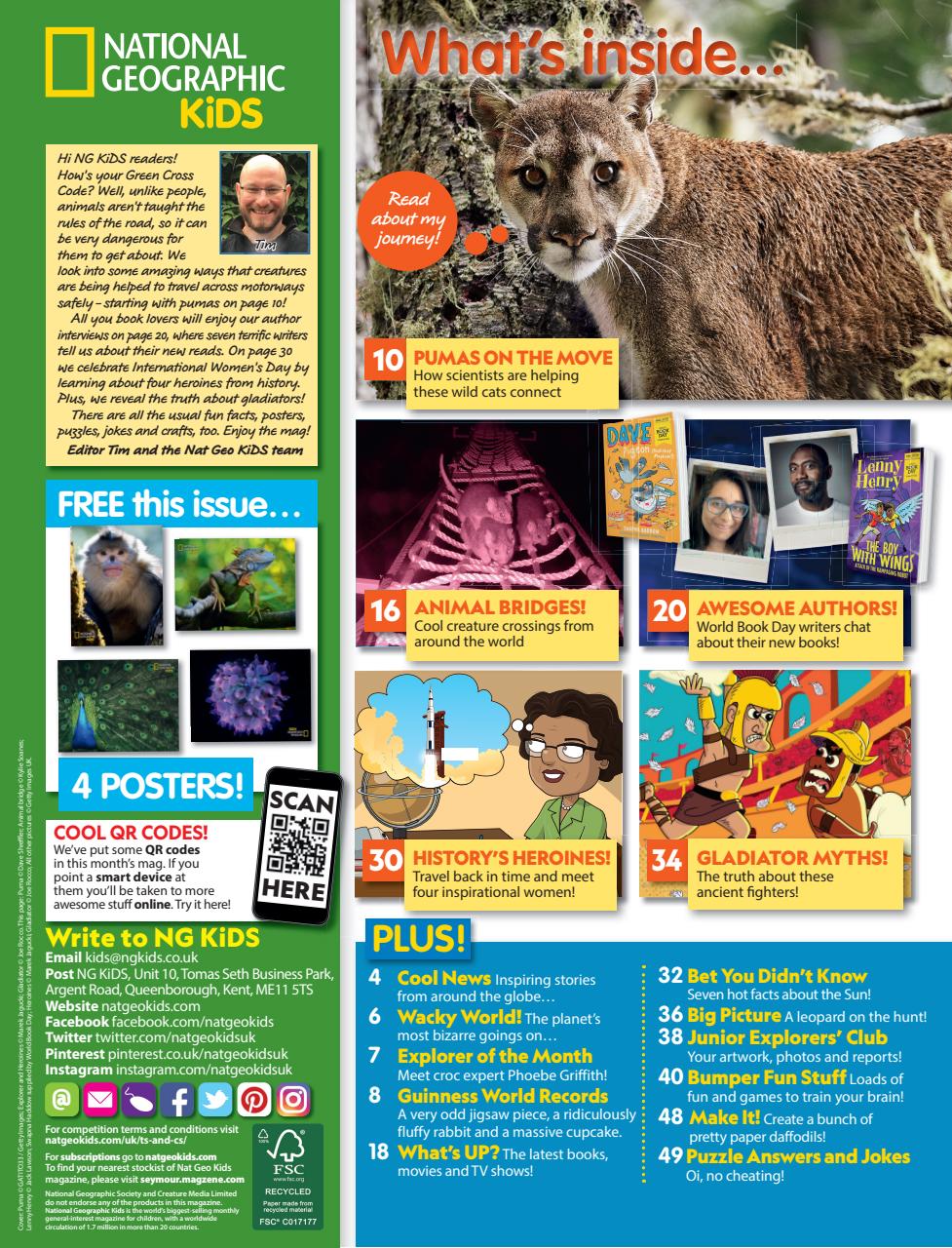 National Geographic Kids Preview Pages