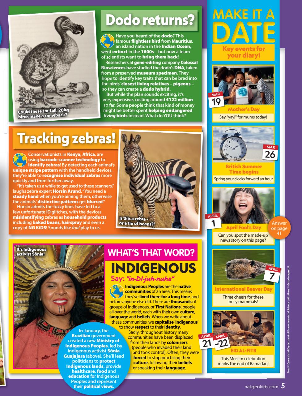 National Geographic Kids Preview Pages