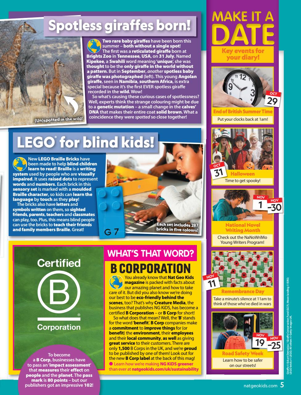 National Geographic Kids Preview Pages
