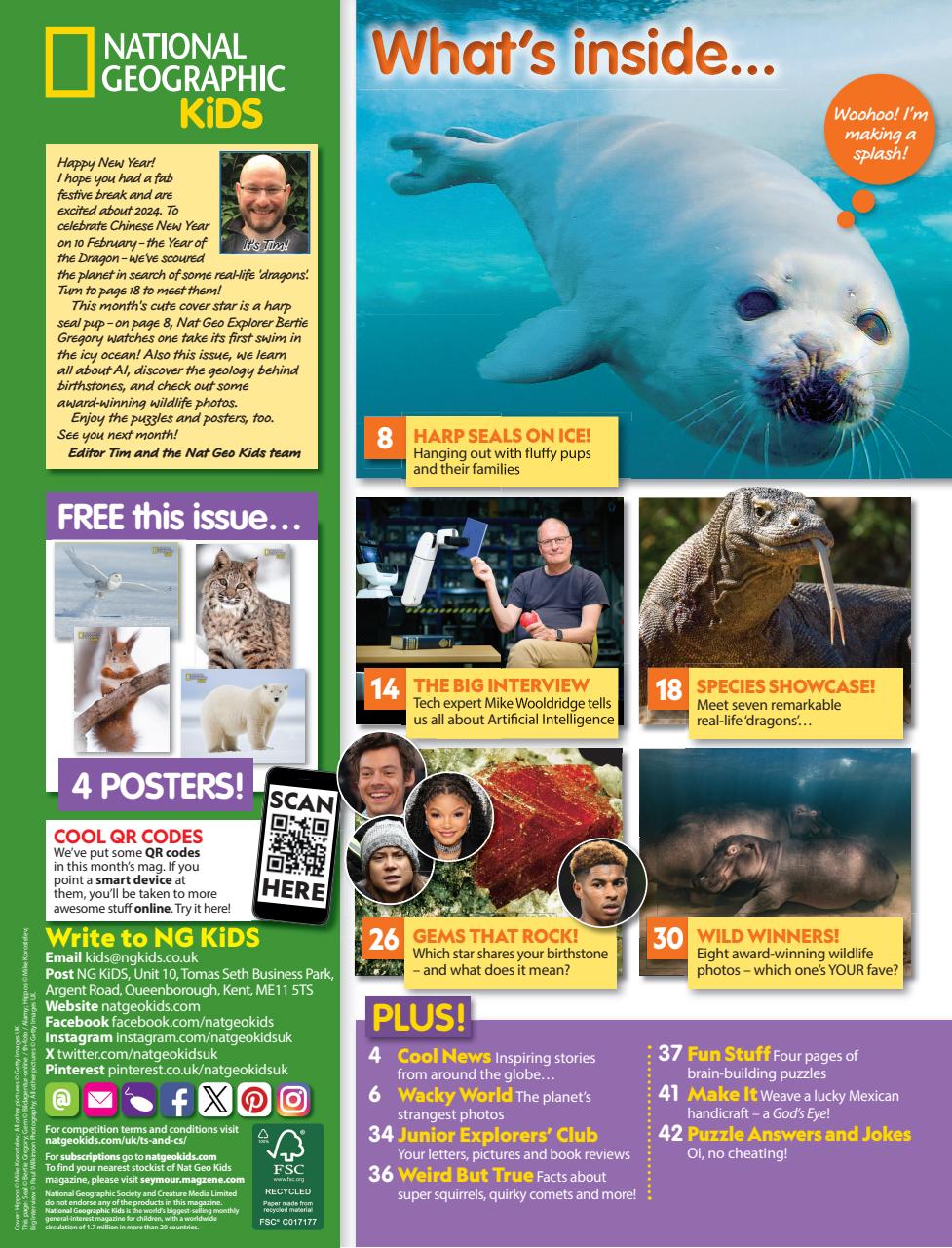 National Geographic Kids Preview Pages