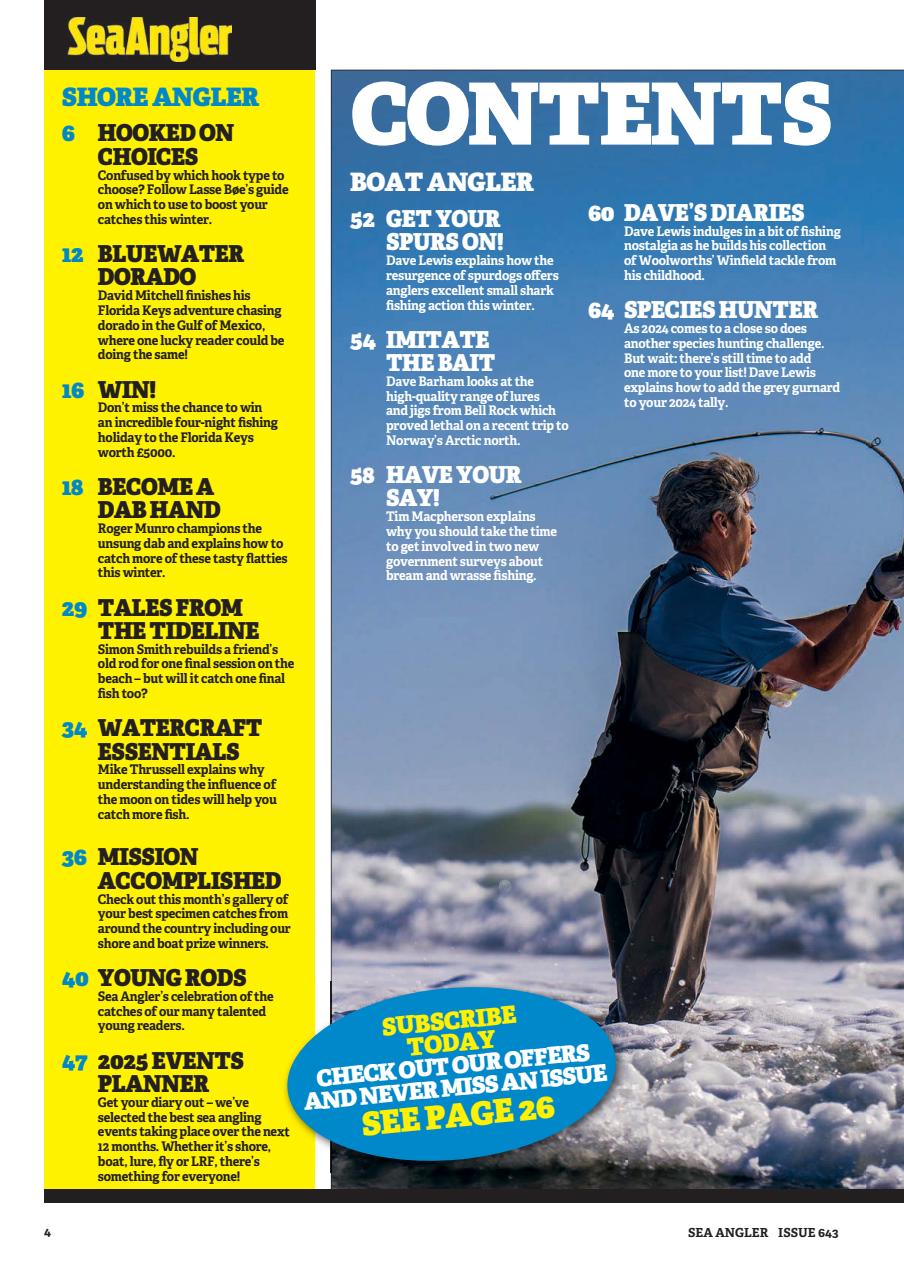 Sea Angler Preview Pages