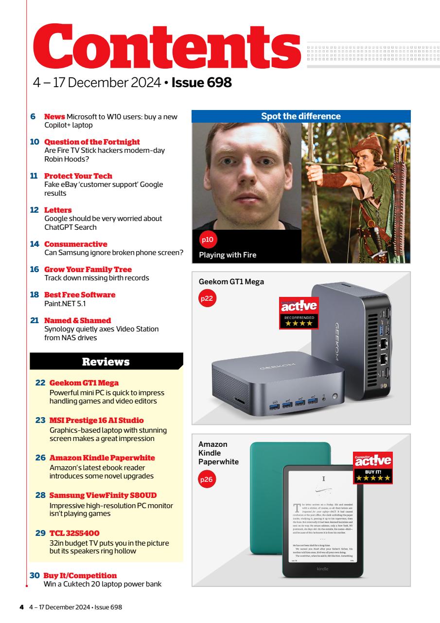 Computer Active Preview Pages