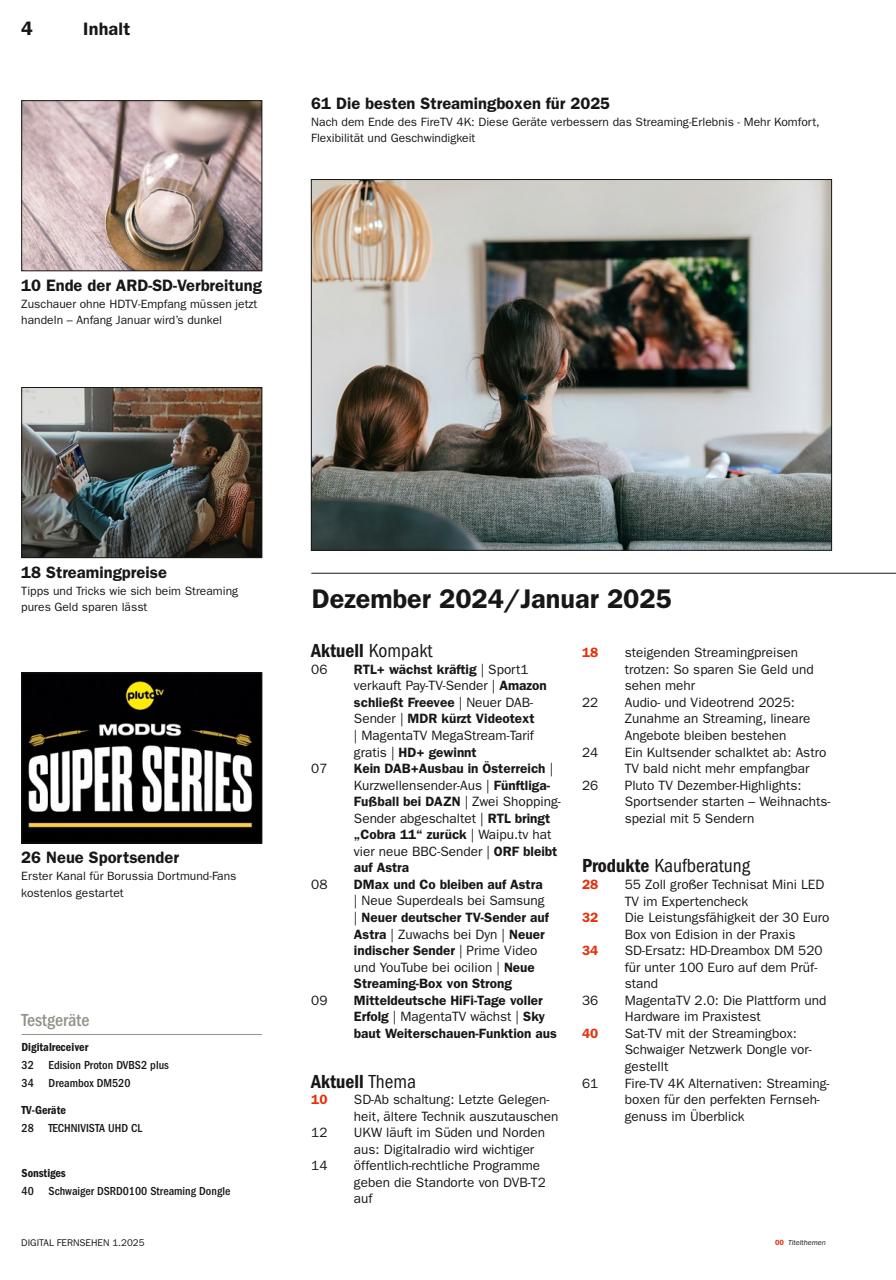 Digital Fernsehen Preview Pages