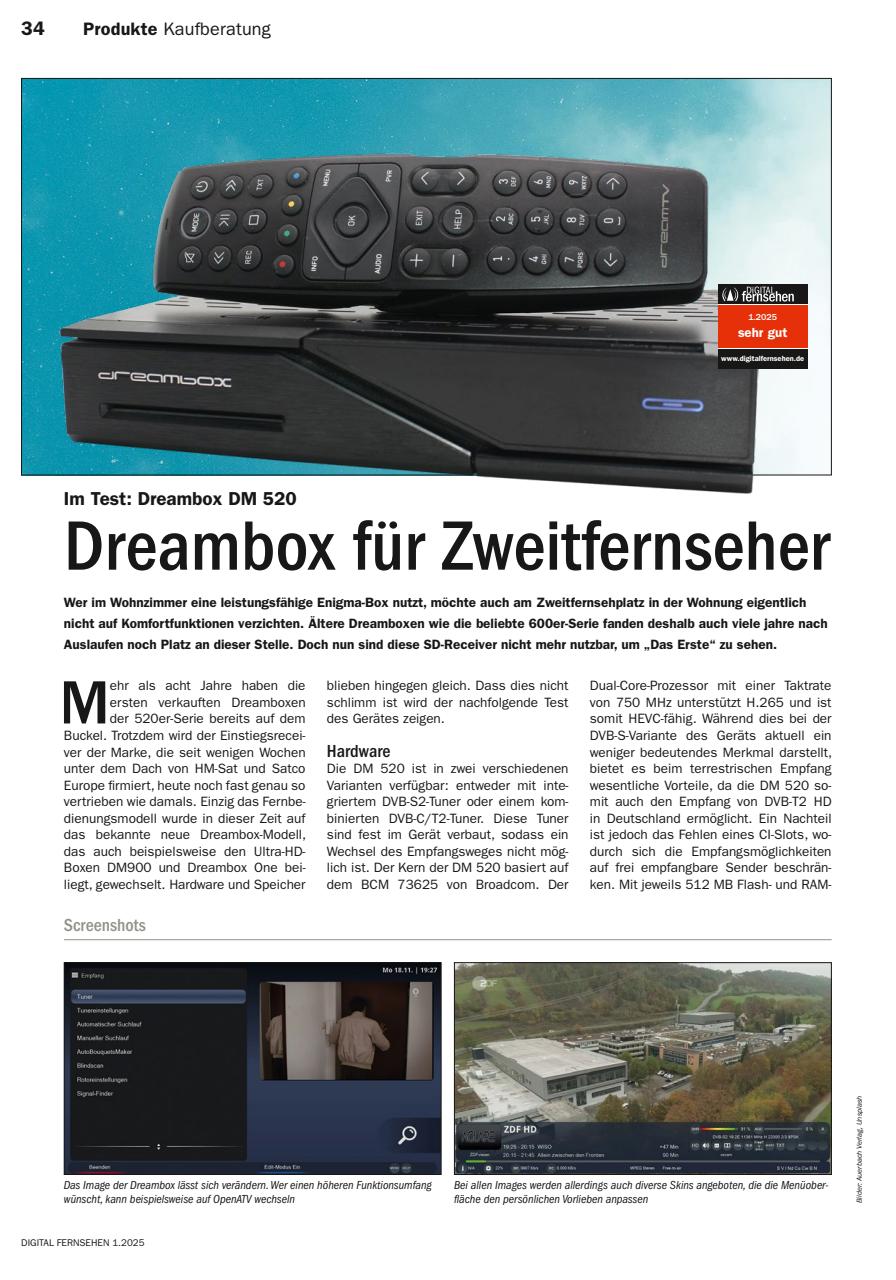 Digital Fernsehen Preview Pages