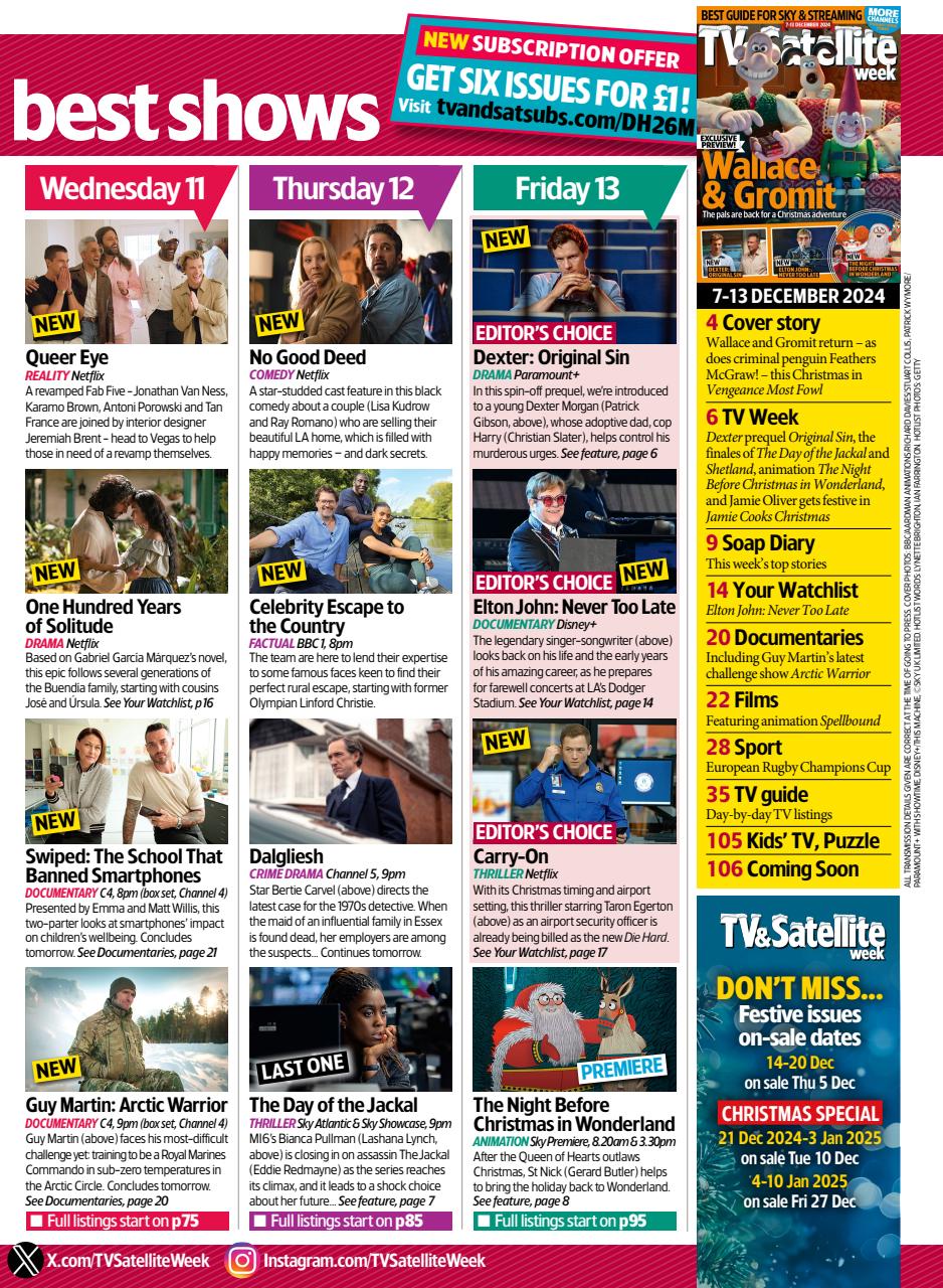 TV & Satellite Week Preview Pages