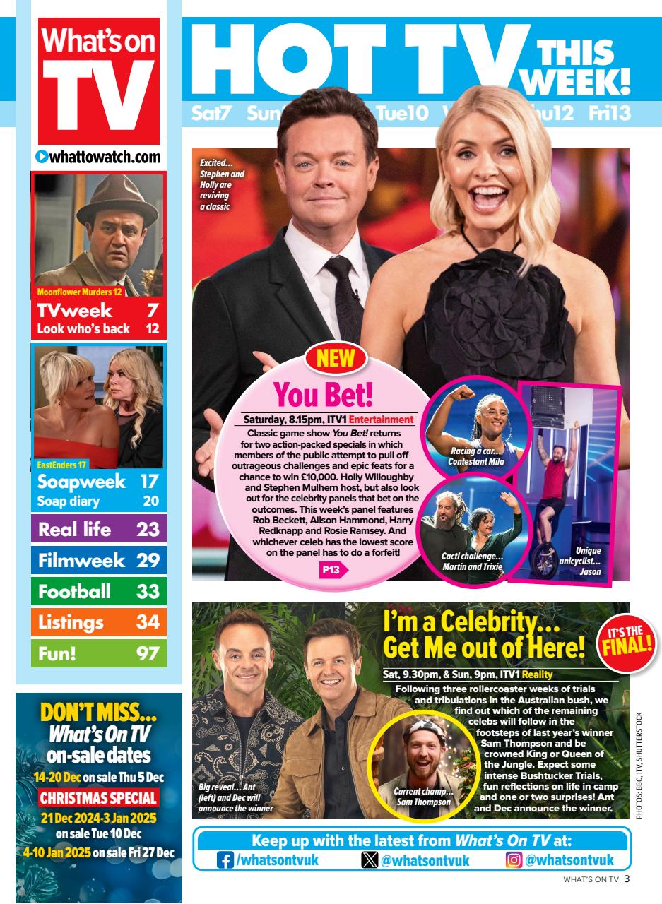 What's on TV Preview Pages