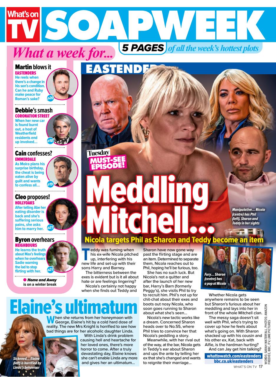 What's on TV Preview Pages