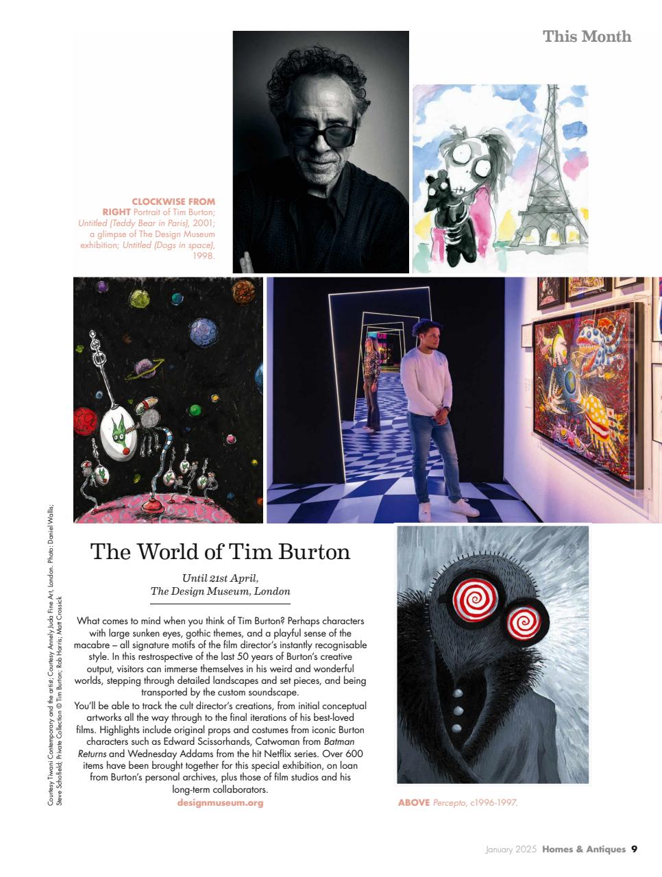 Homes & Antiques Magazine Preview Pages