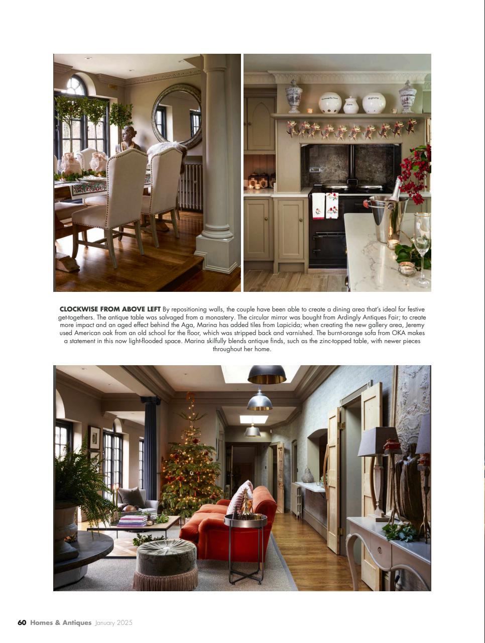Homes & Antiques Magazine Preview Pages