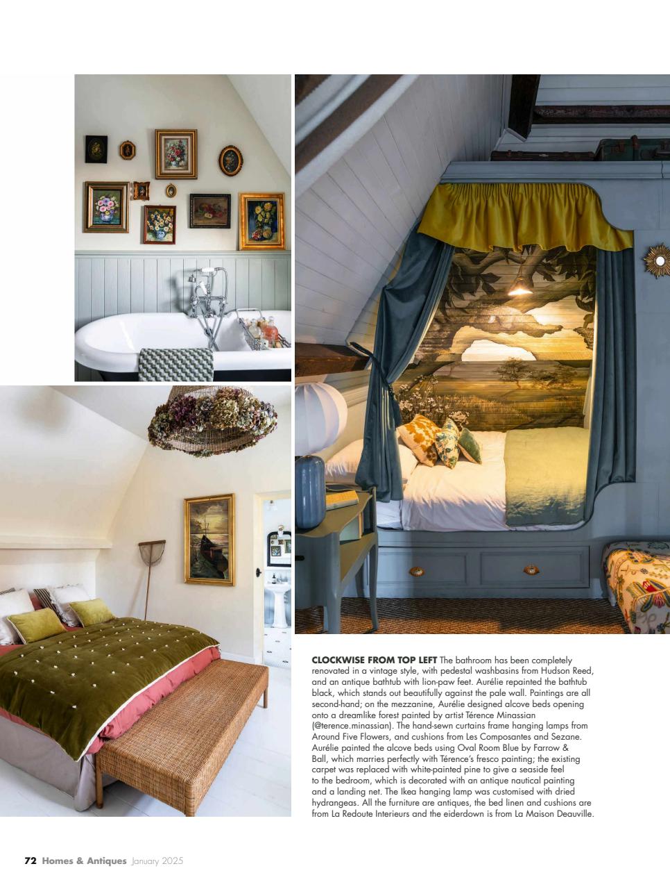 Homes & Antiques Magazine Preview Pages