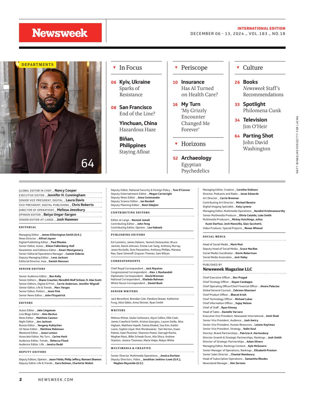 Newsweek International Preview Pages