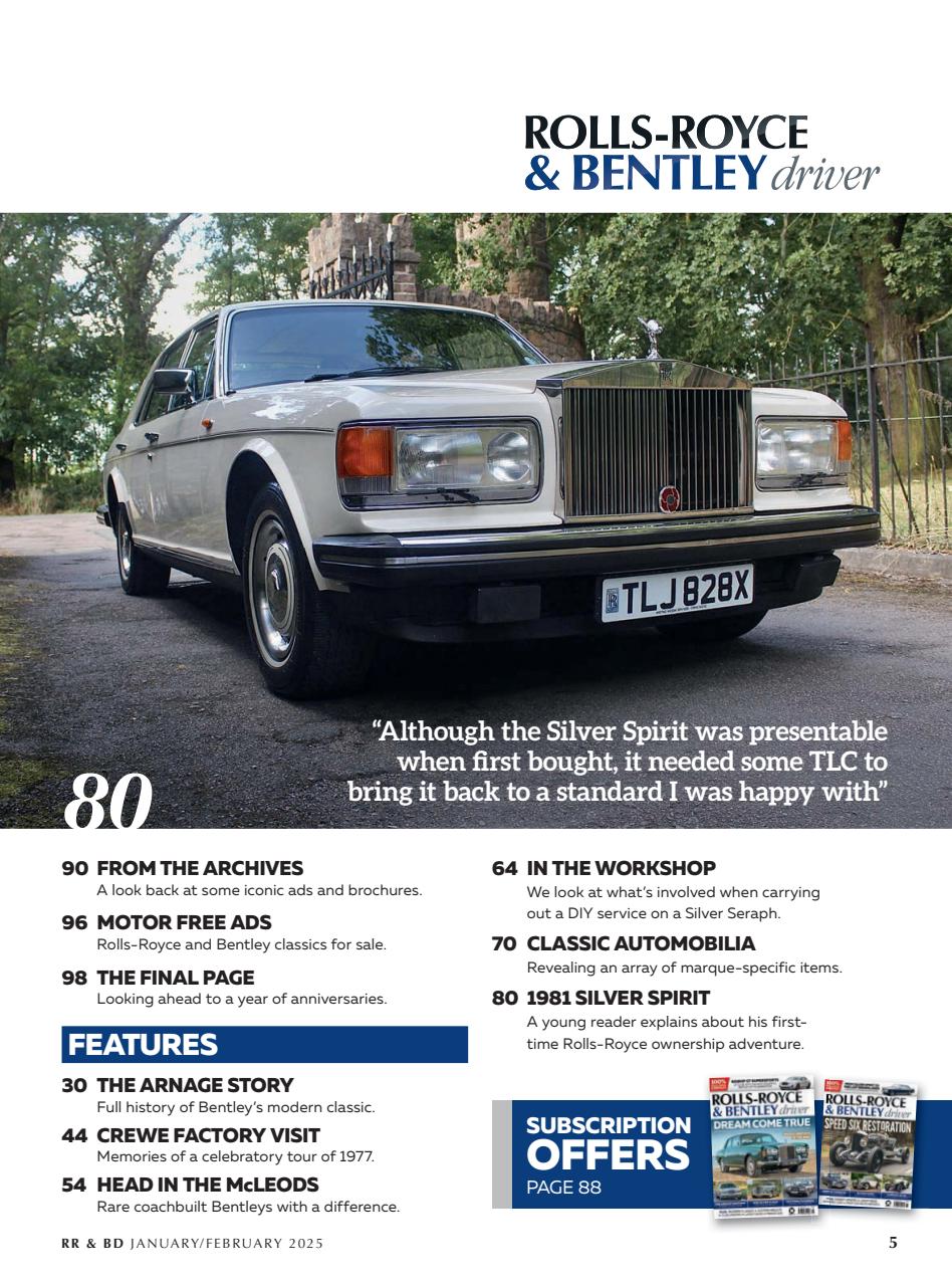 Rolls-Royce & Bentley Driver Preview Pages