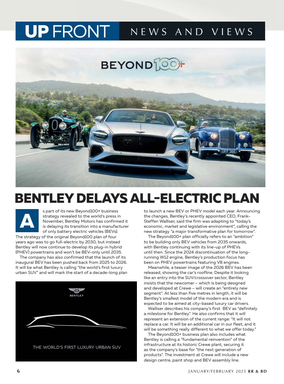 Rolls-Royce & Bentley Driver Preview Pages