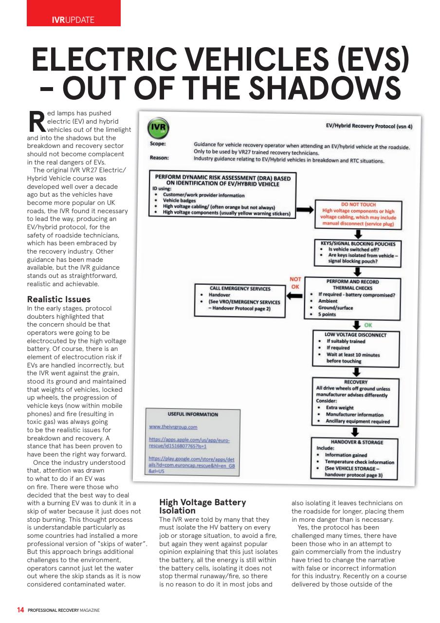 Professional Recovery Magazine Preview Pages