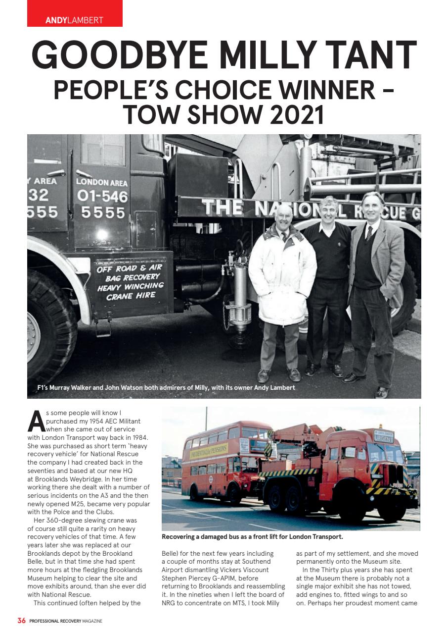 Professional Recovery Magazine Preview Pages