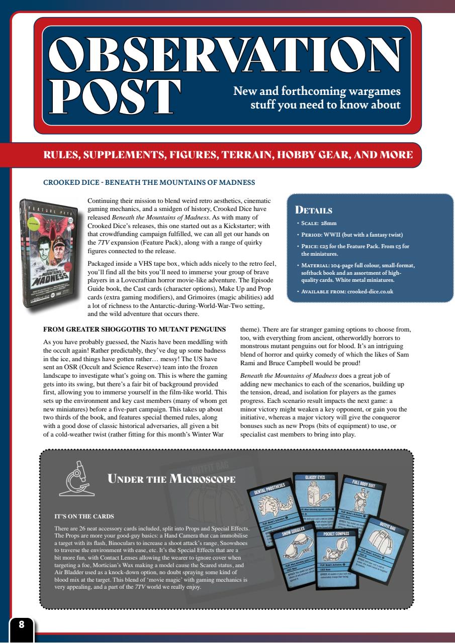 Wargames Illustrated Preview Pages