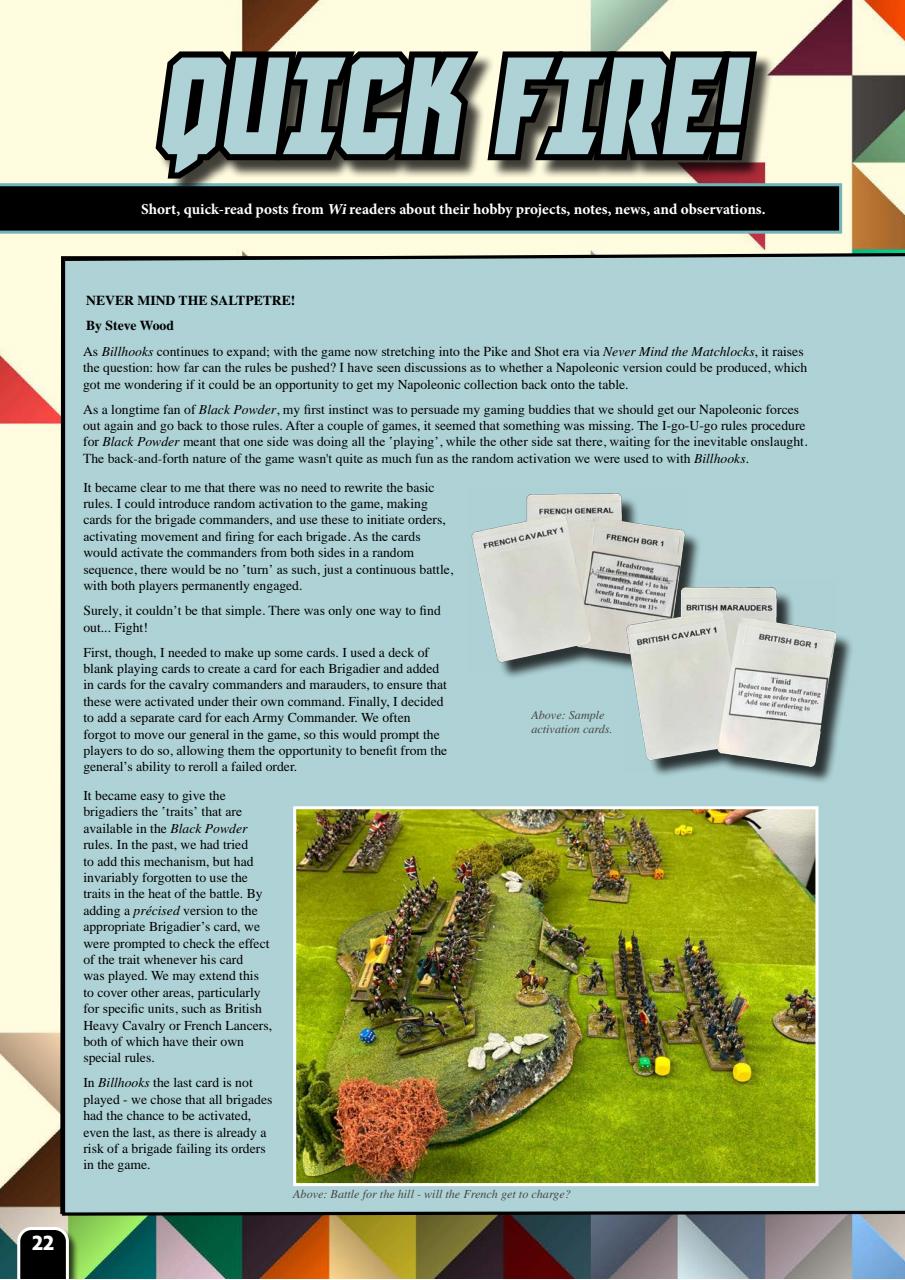 Wargames Illustrated Preview Pages