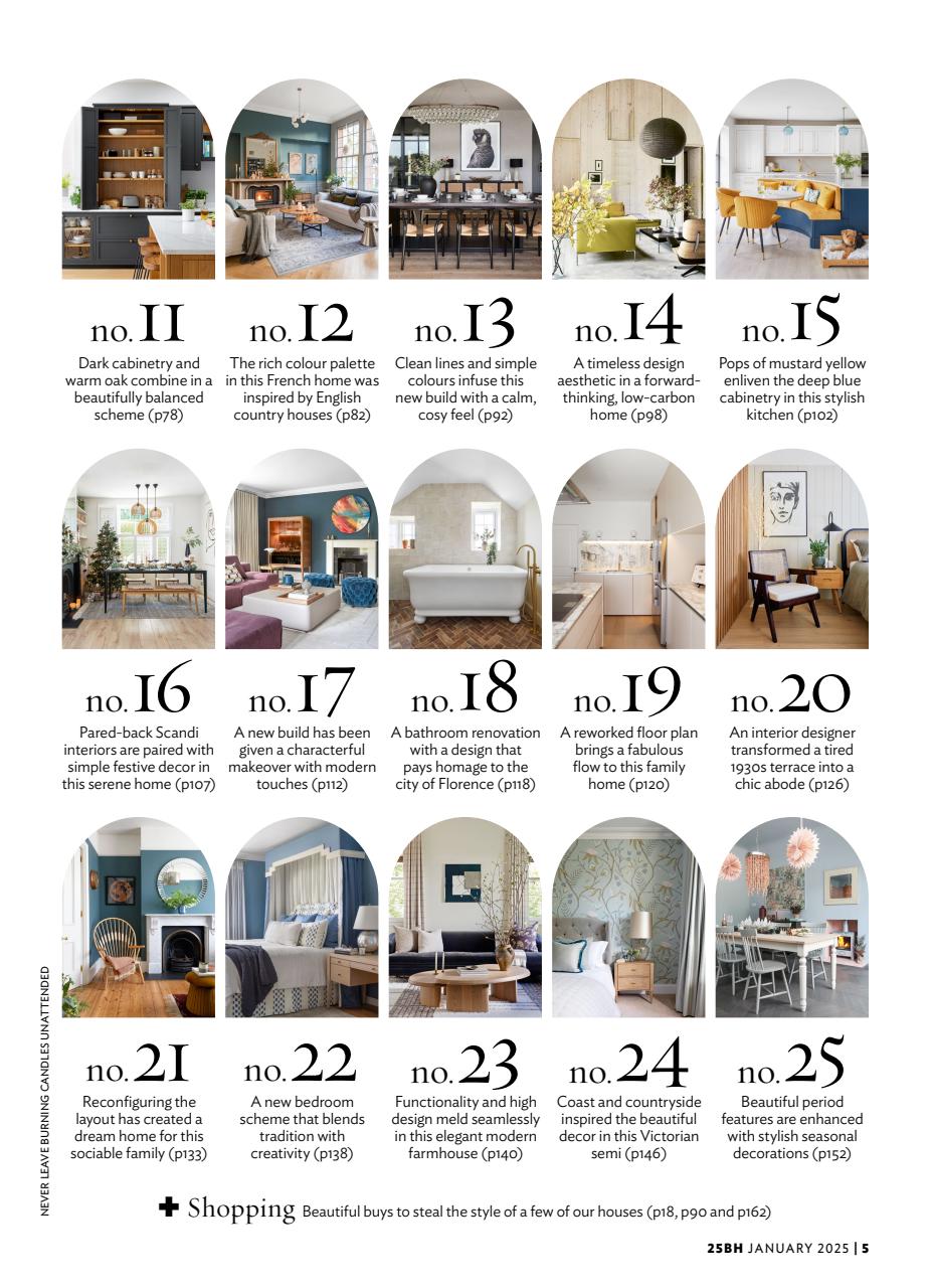 25 Beautiful Homes Preview Pages