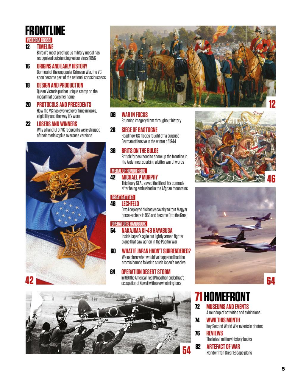 History of War Preview Pages