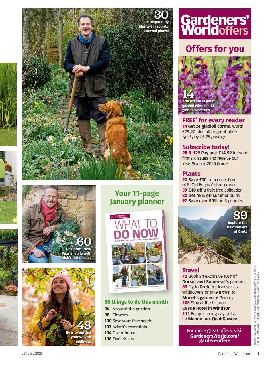 BBC Gardeners’ World Magazine Preview Pages