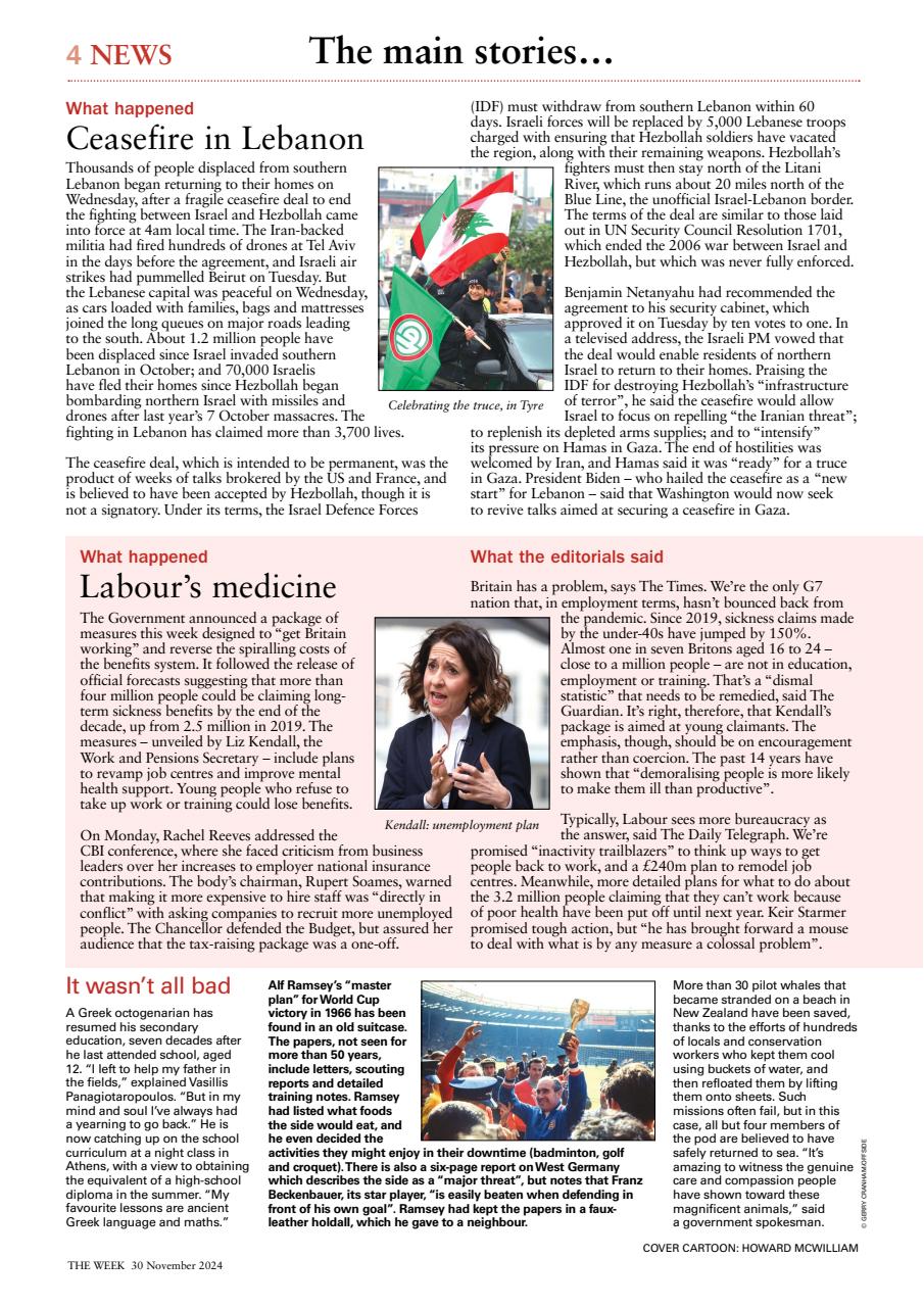 The Week Preview Pages