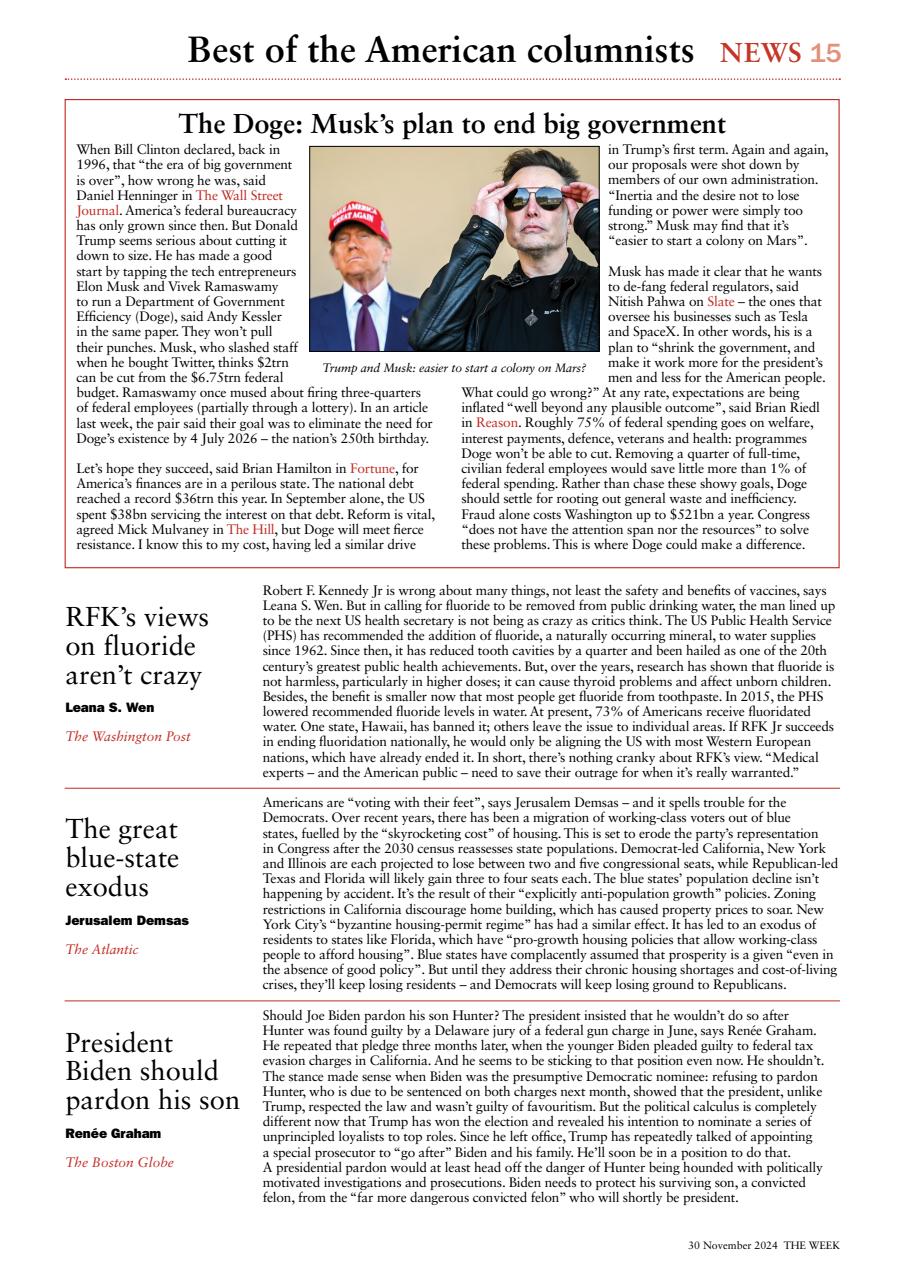 The Week Preview Pages