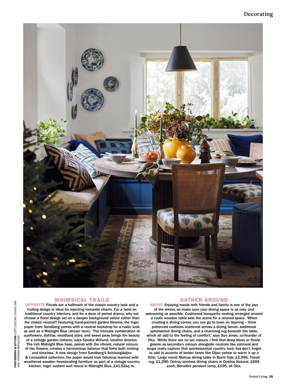Period Living Magazine Preview Pages