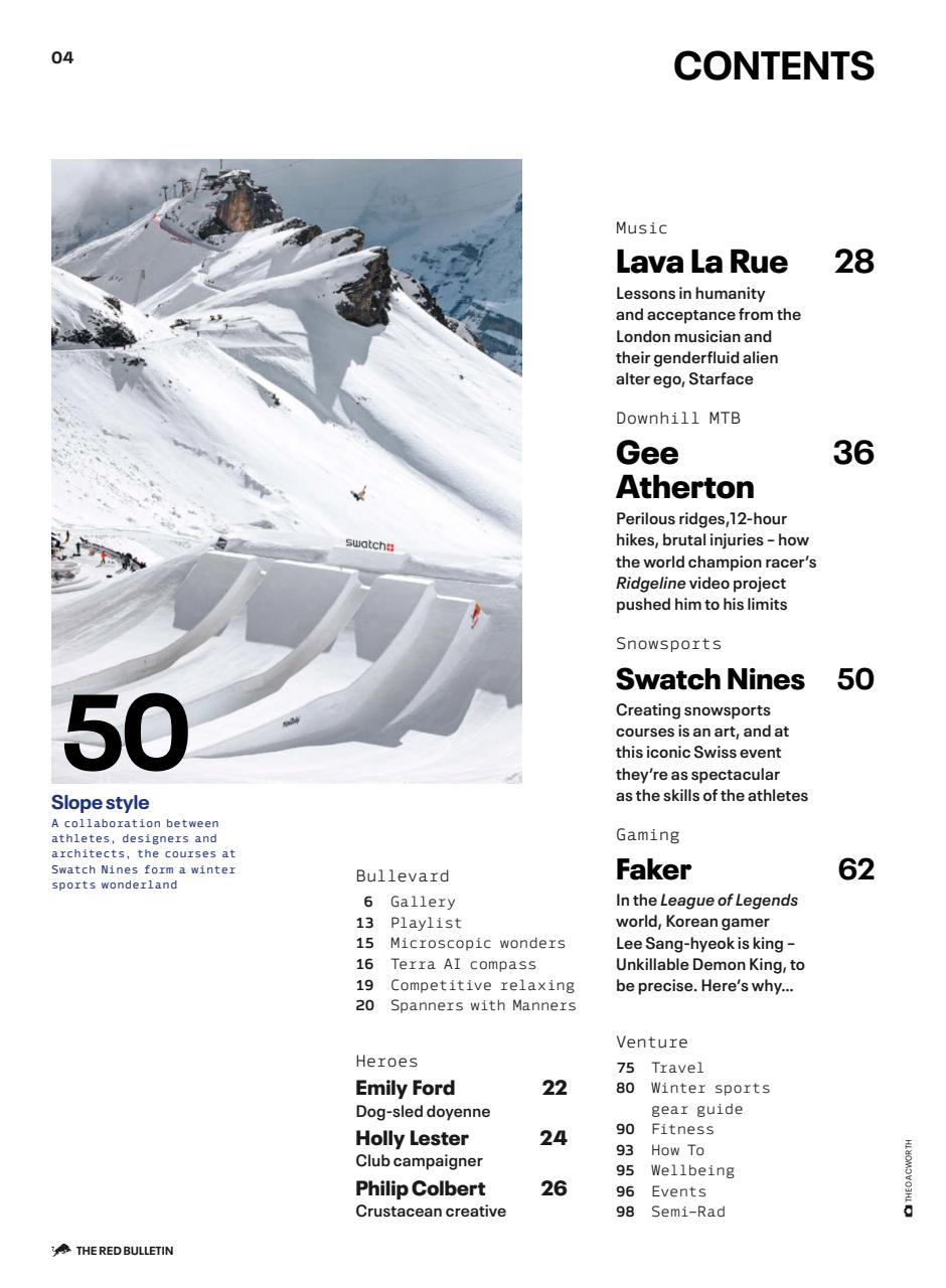 The Red Bulletin UK Edition Preview Pages