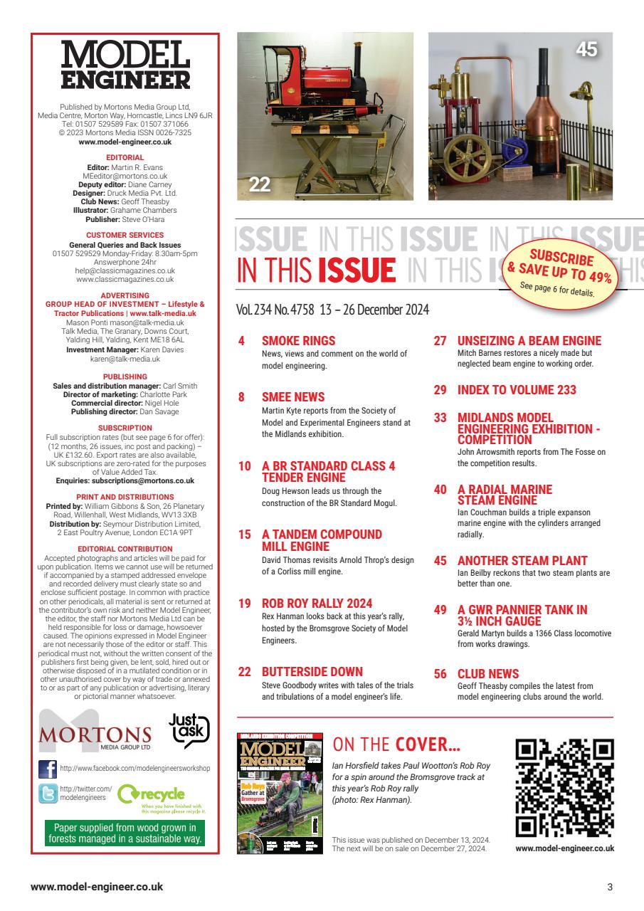 Model Engineer Preview Pages