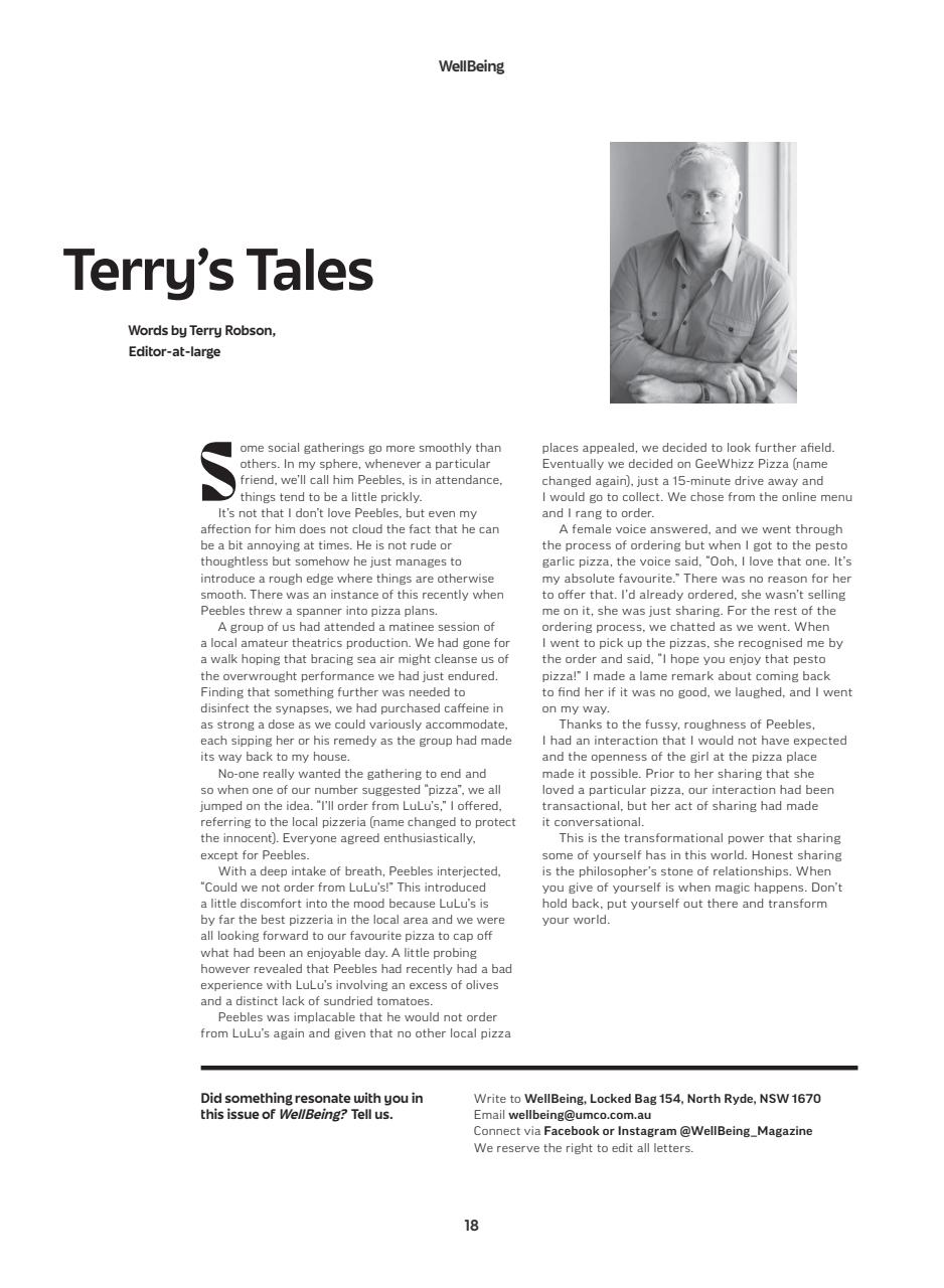 WellBeing Preview Pages