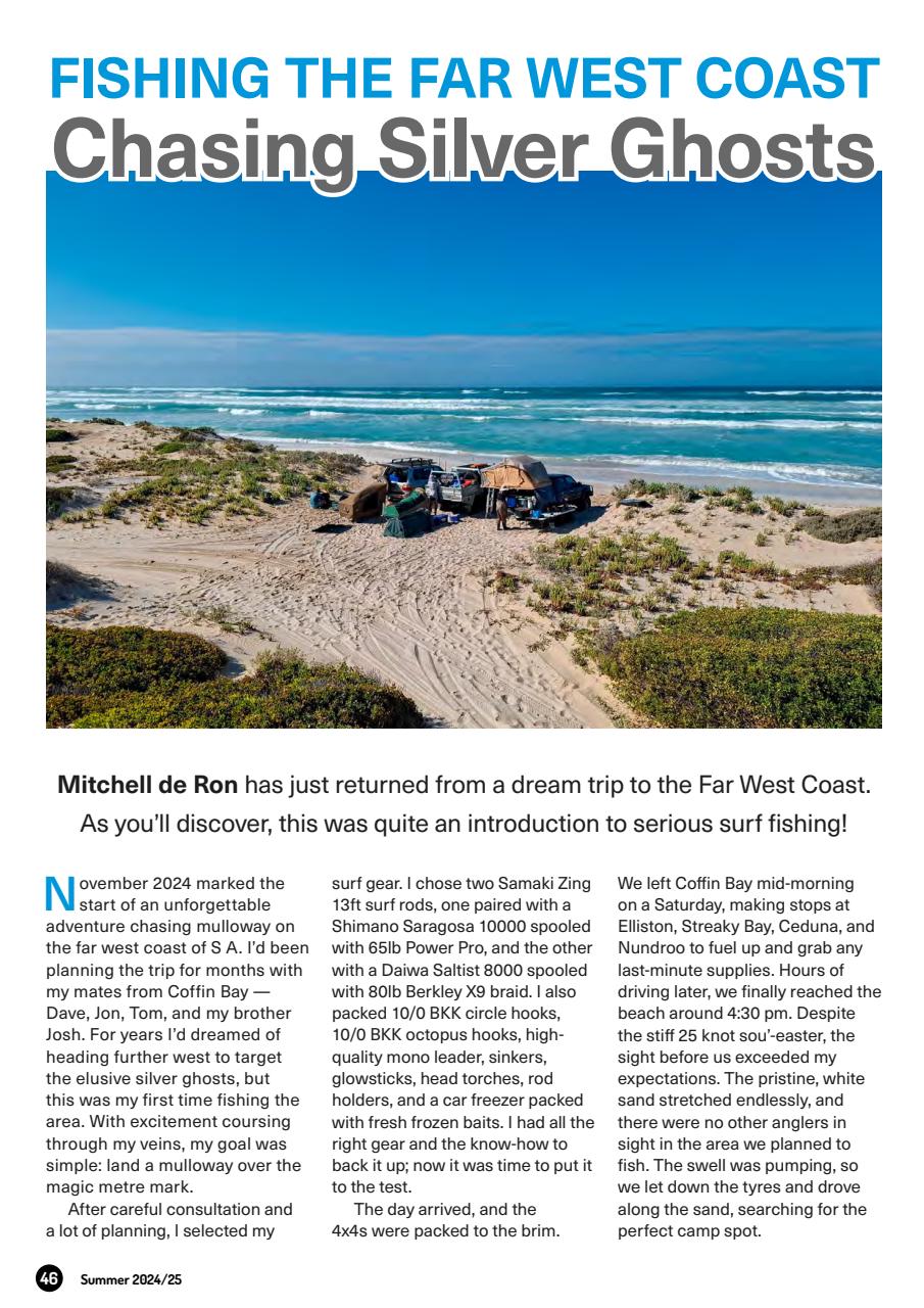South Australian Angler Preview Pages
