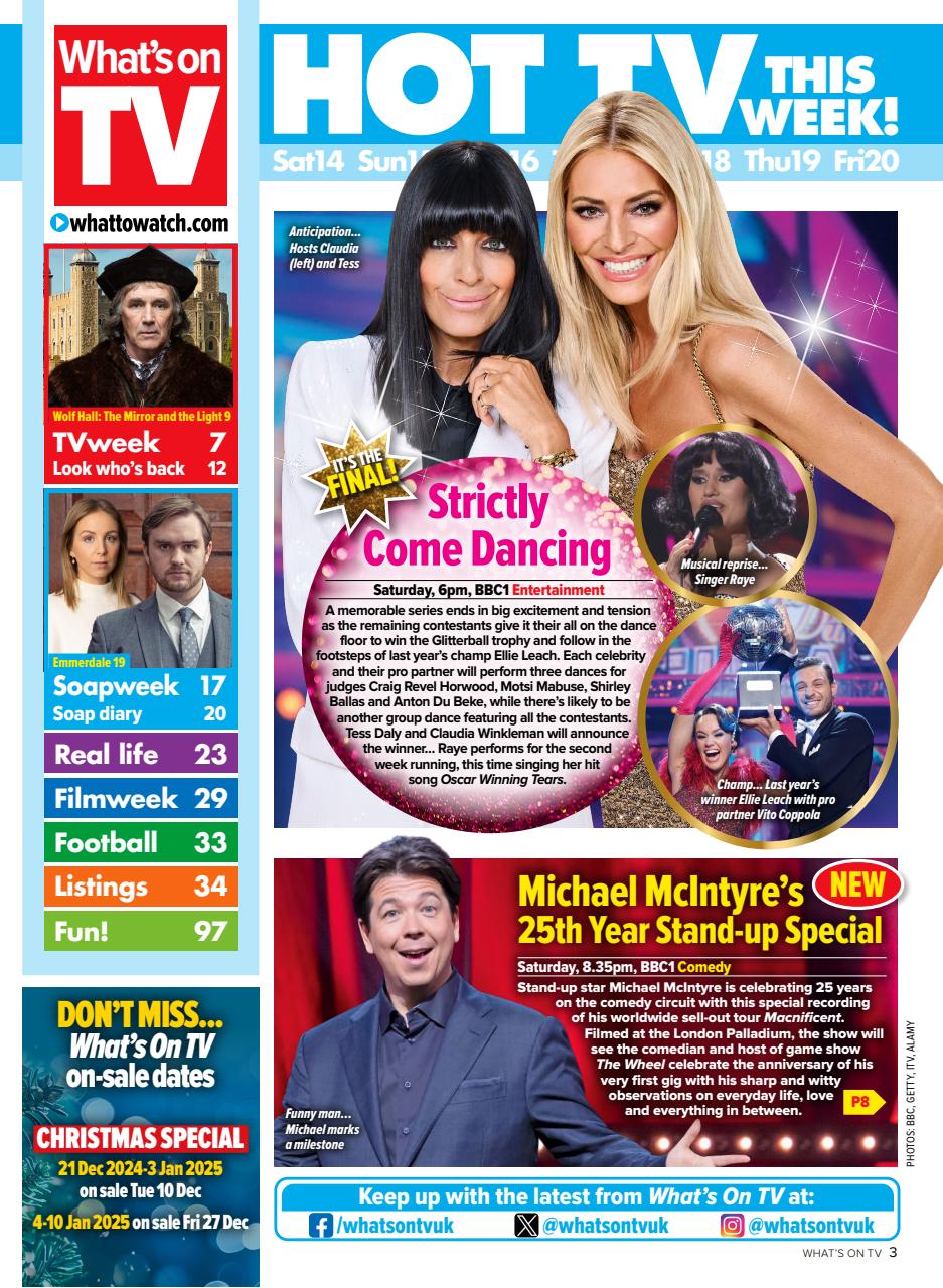 What's on TV Preview Pages