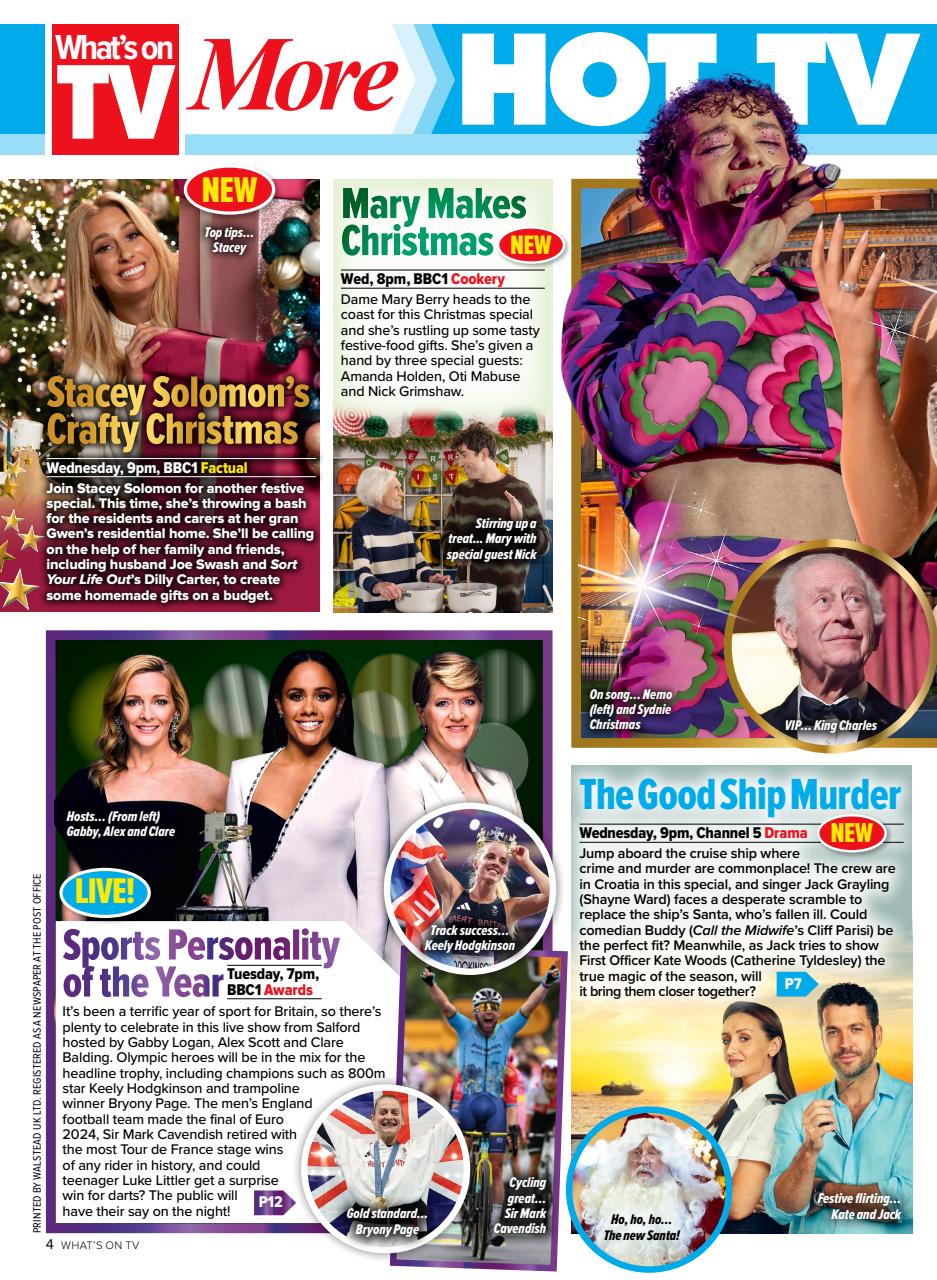 What's on TV Preview Pages