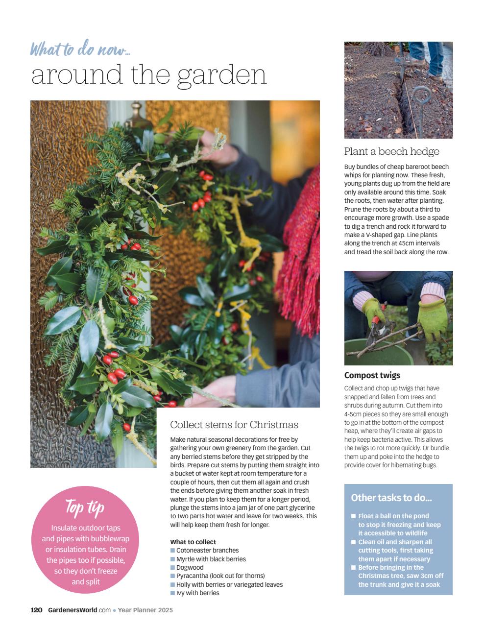 BBC Gardeners’ World Magazine Preview Pages