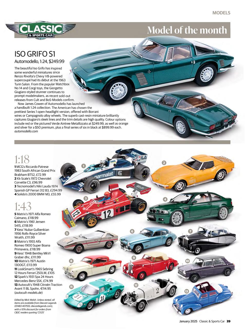 Classic & Sports Car Preview Pages
