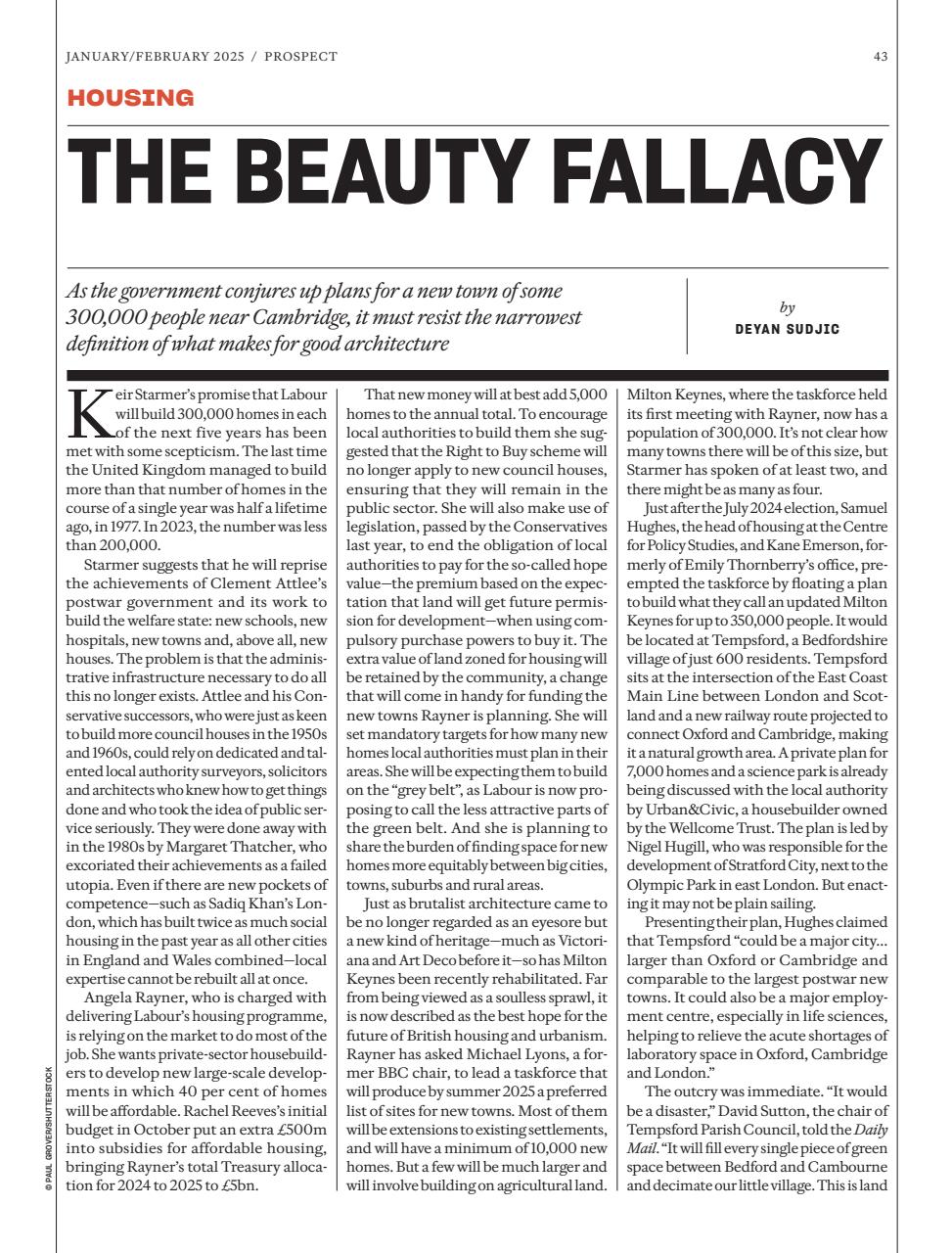 Prospect Magazine Preview Pages