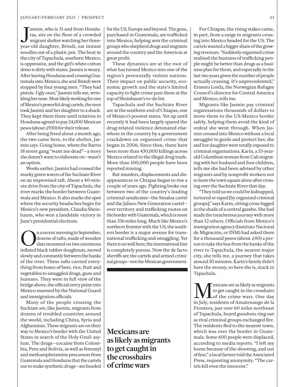 Prospect Magazine Preview Pages