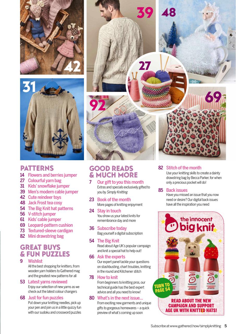 Simply Knitting Preview Pages