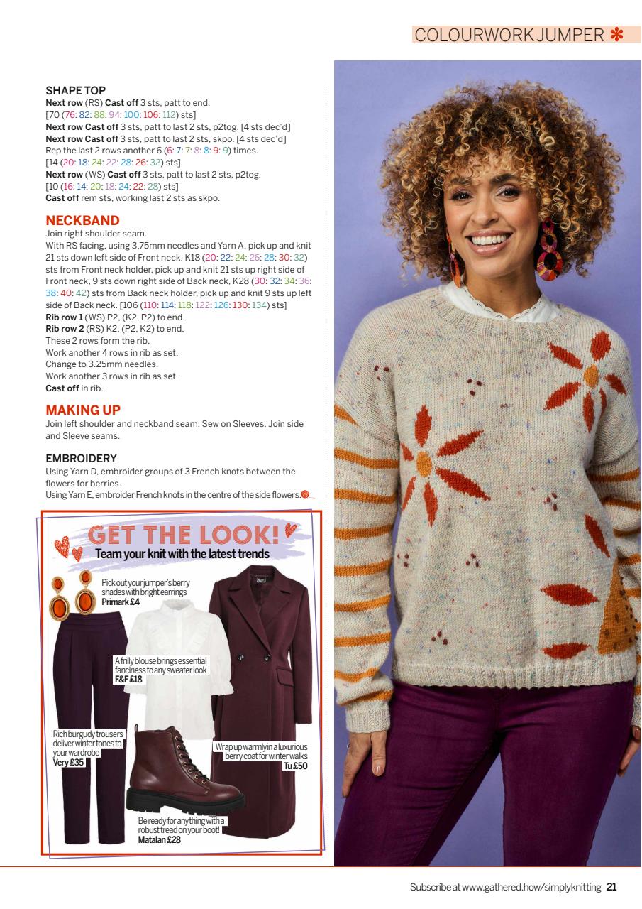 Simply Knitting Preview Pages