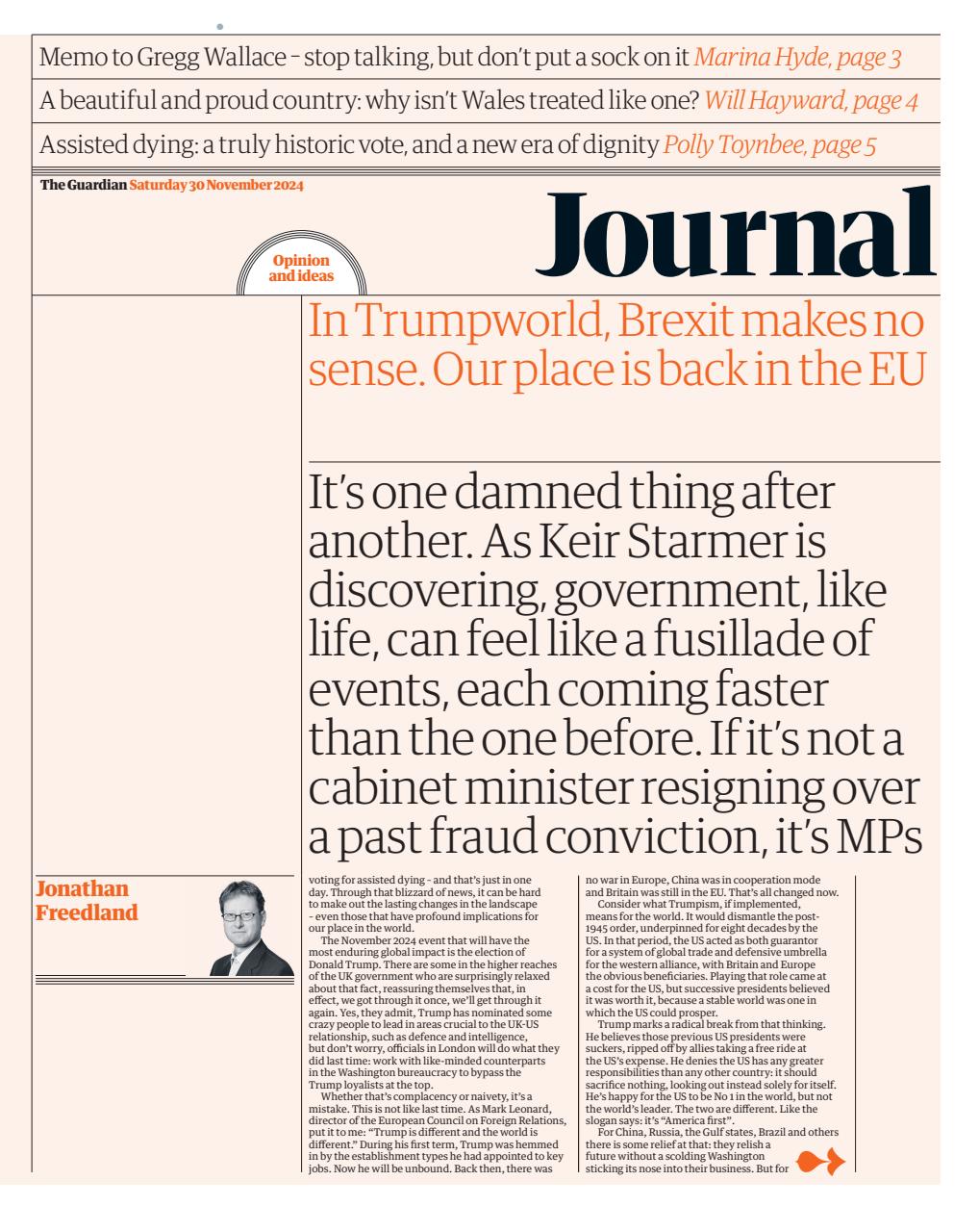 The Guardian Newspaper Preview Pages