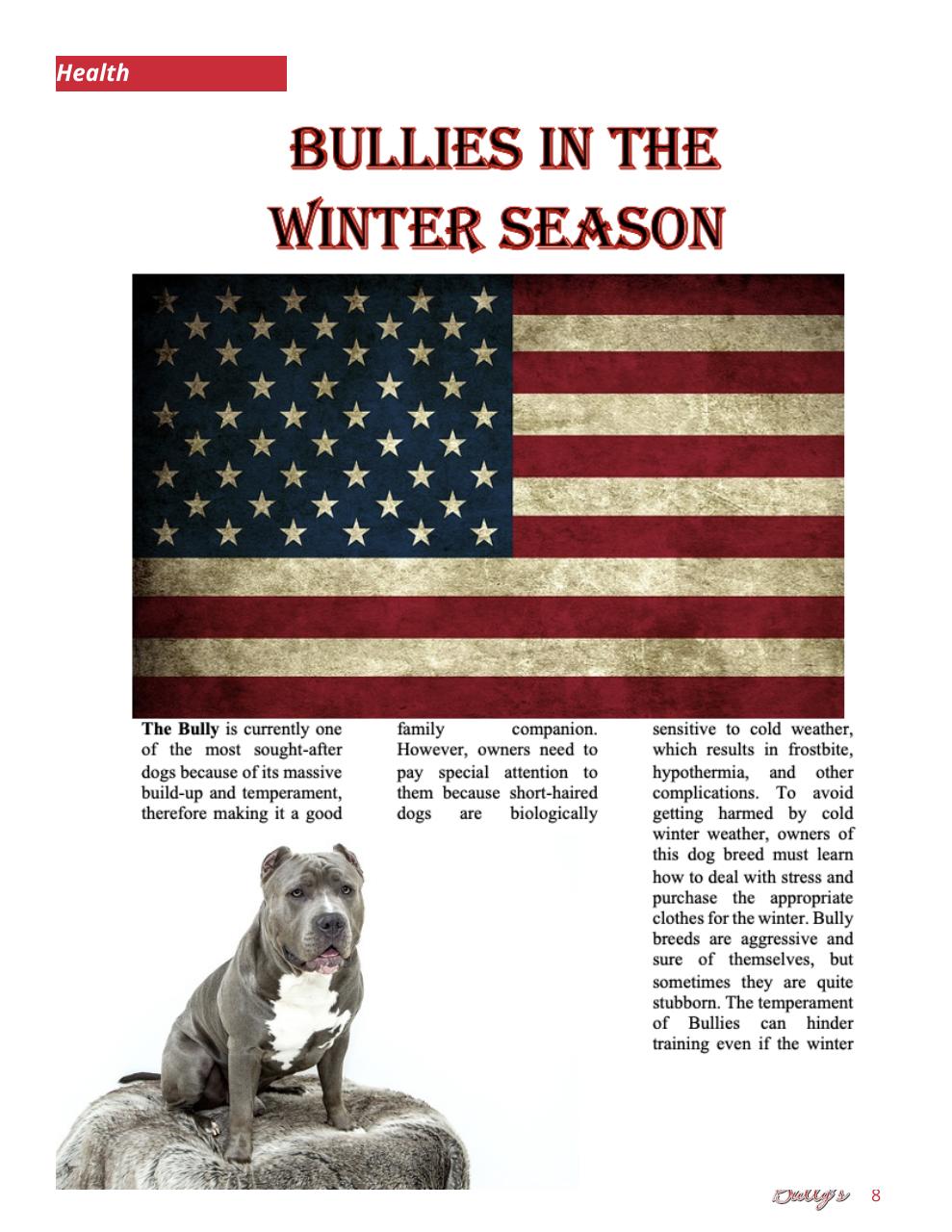Bully’s - The Bulldog Magazine Preview Pages