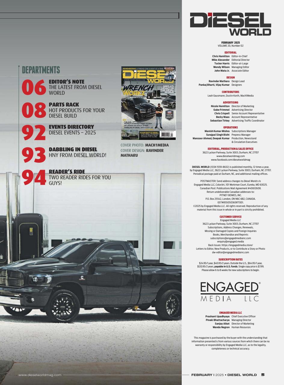 Diesel World Preview Pages