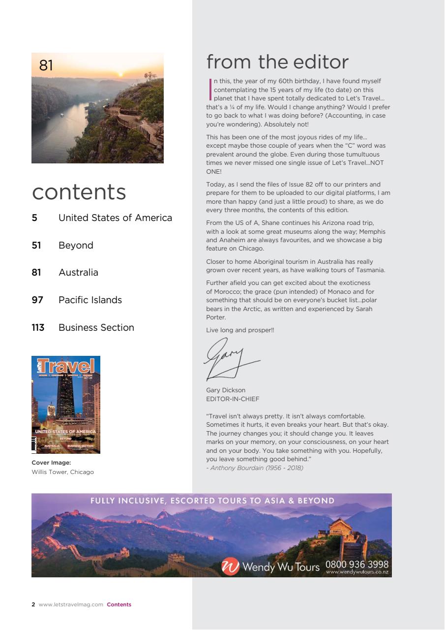 Let’s Travel Preview Pages