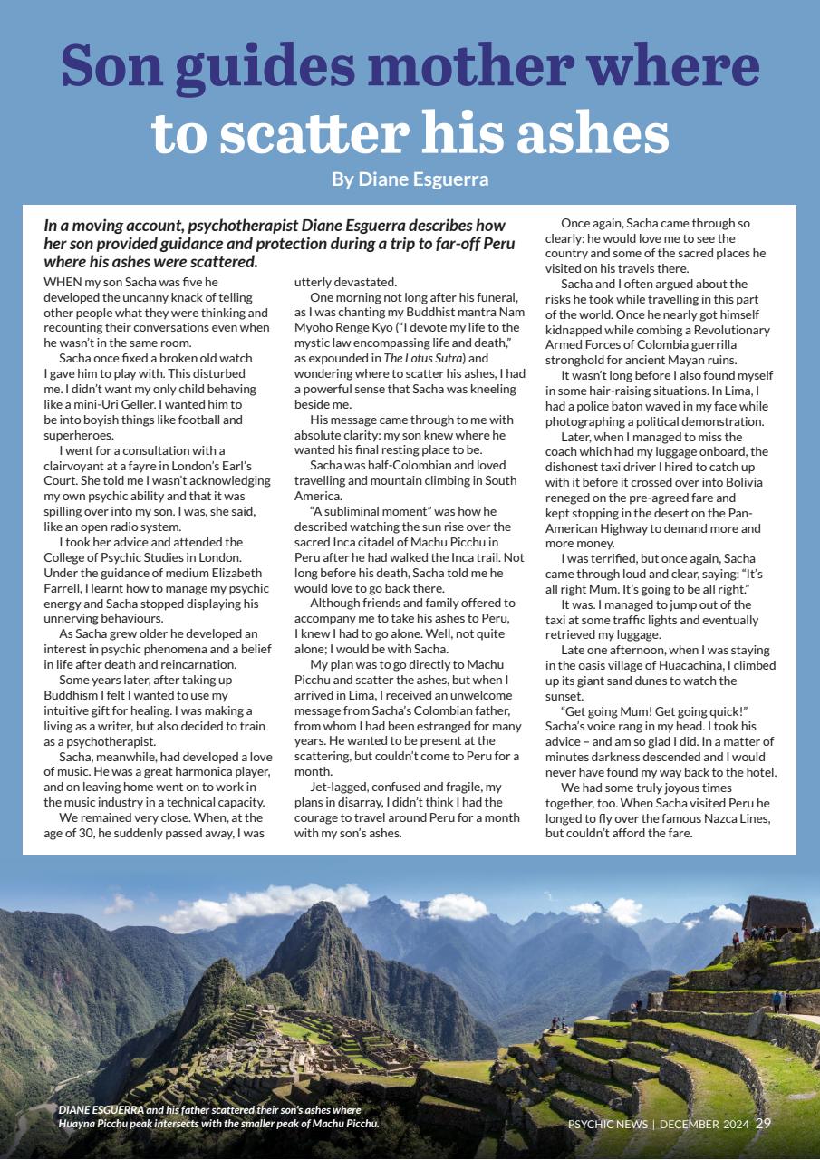 Psychic News Preview Pages