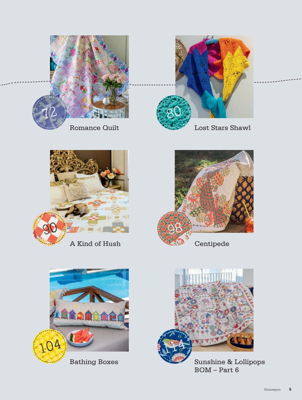 Homespun Preview Pages