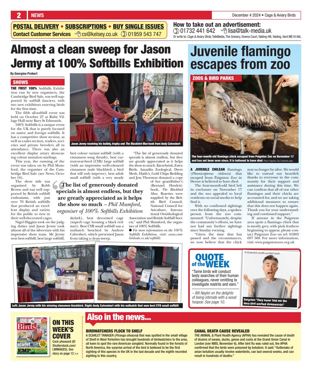 Cage & Aviary Birds Preview Pages