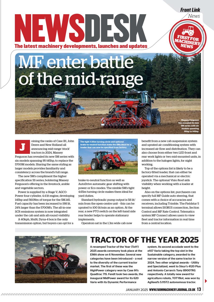 Farm Machinery Journal Preview Pages